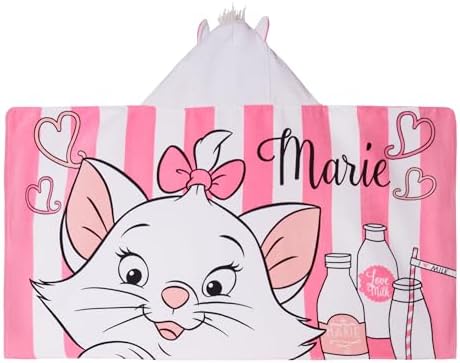 Disney Aristocats Marie Hooded Towel for Girls