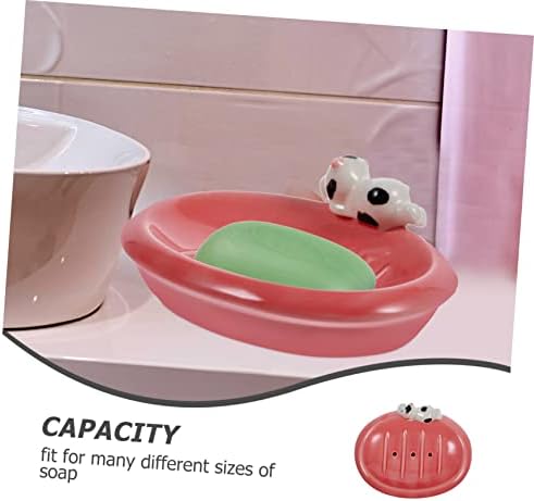 LIFKOME Ceramic Soap Dish for Shower and Bathroom Use 1