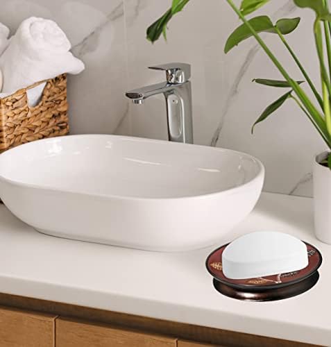 Popular Bath 780130 Aubury Soap Dish Burgundy 1
