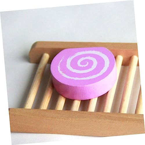 Cabilock Wooden Soap Basket Holder Tray Storage Drain Dish Container