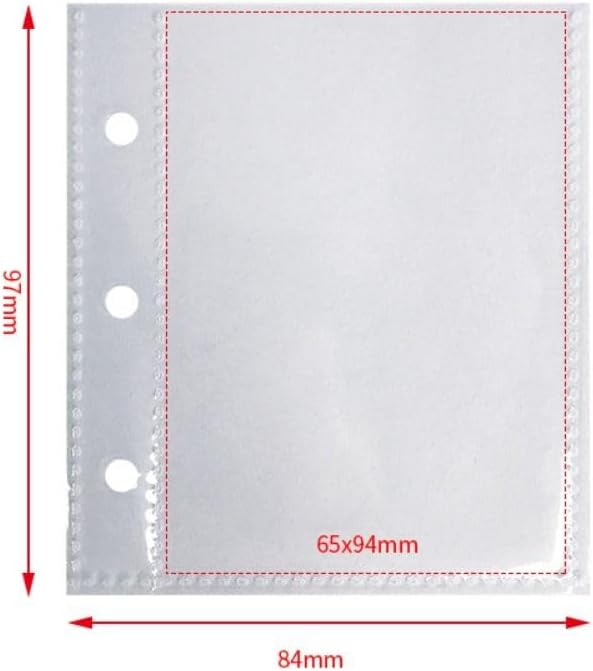 Refillable 3 Ring Photocard Binder 20Pcs Inner Pages