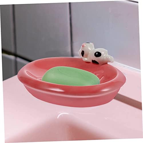 Cute Ceramic Soap Holder for Bathroom Kitchen