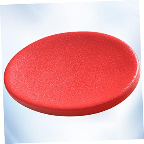 DRESSOOS Ceramic Soap Holder Red Bath Soap Dish