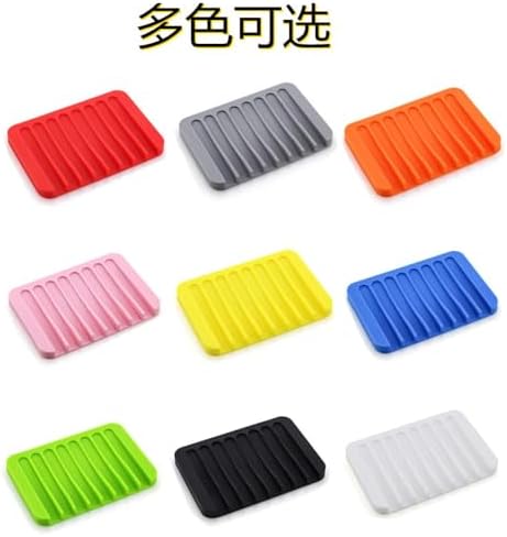 Menge Silicone Soap Dish Anti-Slip Drainable Mat