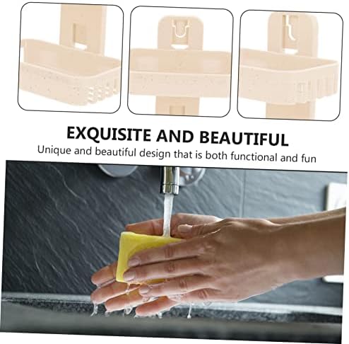 Happyyami Double Layer Wall Mount Soap Holder
