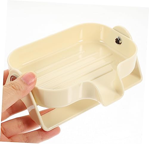 BUGUUYO Self-Draining Soap Dish Holder for Bathroom and Kitchen