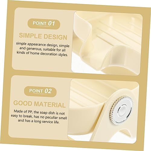 LIFKICH Bathroom Soap Dish Modern Self-Draining Holder 1