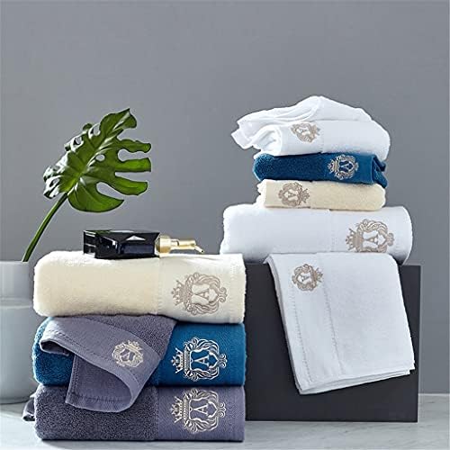 DLUXCA 100 Cotton Bath Towel - Soft Absorbent Family Set