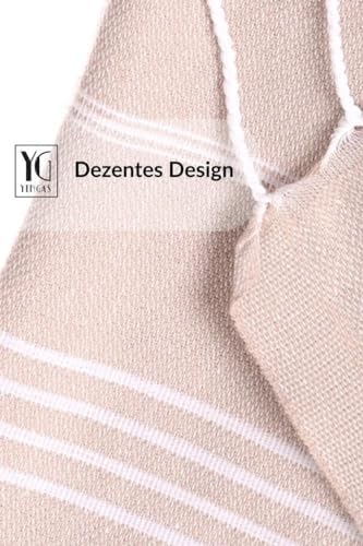 YENGAS Turkish Beach Towel XXL 37x70 Inch