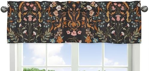 Sweet Jojo Designs Boho Floral Valance 54x15 Rod Pocket