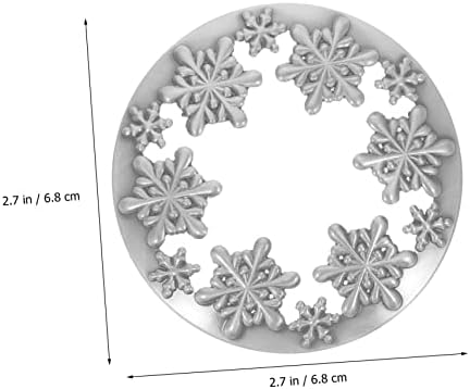 VILLFUL Smart Cover Candle with Snowflake Design