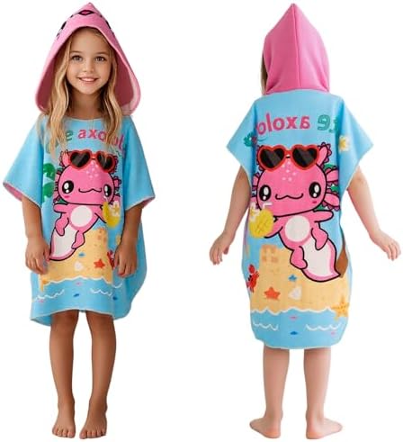 PinkSheep Kids Beach Towel with Hood and Buckle 1