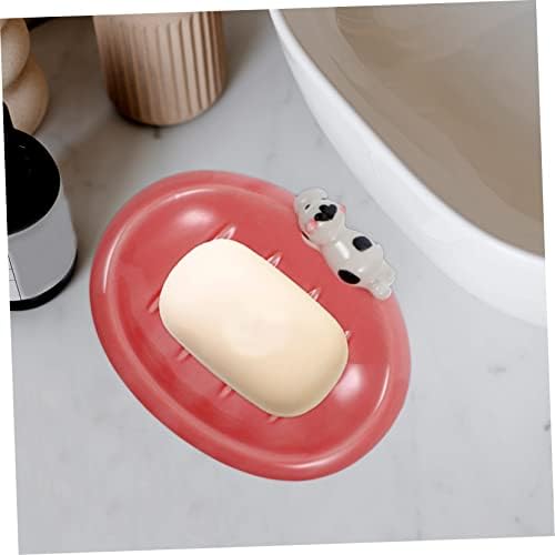 Cute Ceramic Soap Rack for Bathroom Kitchen 1