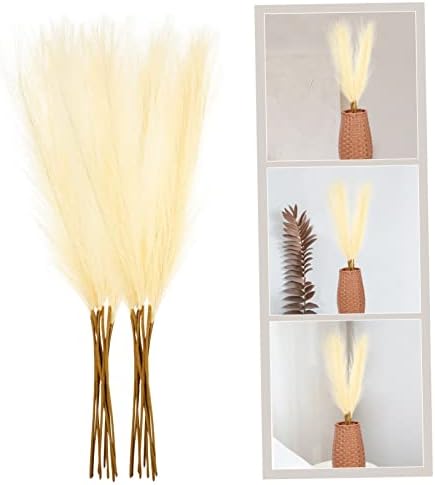 GRIRIW 50pcs Faux Pompas Grass for Wedding Party Decor