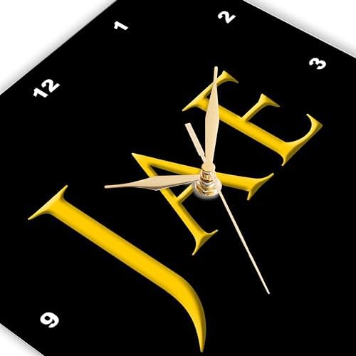 3dRose Wall Clock Silent - 13 Inch Beautiful Baby Boy Name