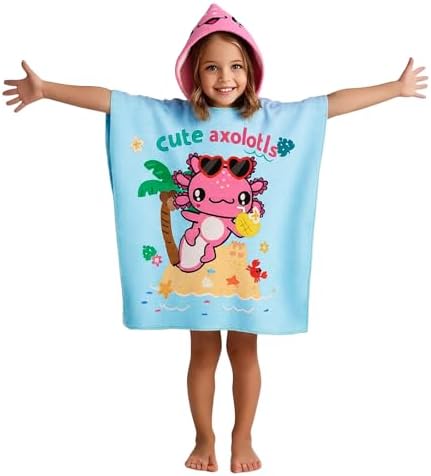 PinkSheep Kids Beach Towel with Hood and Buckle 1