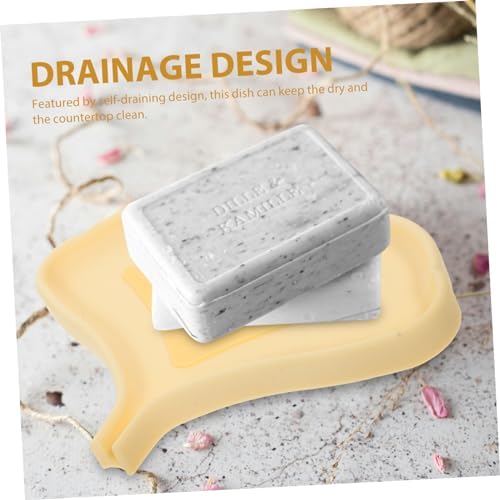 MAGICLULU Silicone Leaf Soap Holder Self Draining