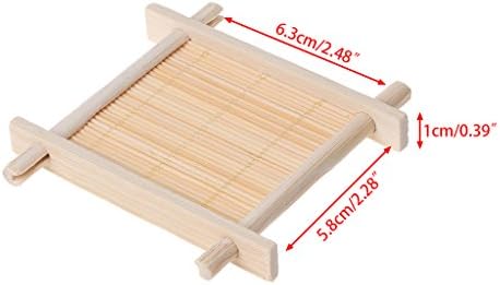 BOGEEL Wooden Handmade Soap Dish Holder for Bathroom and Kitchen