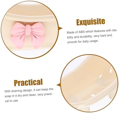 GLEAVI Self Draining Soap Dish for Shower and Kitchen