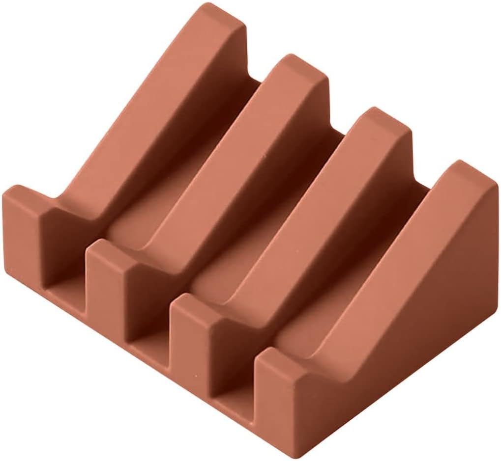 Silicone Soap Dish with Drainage and Color Options