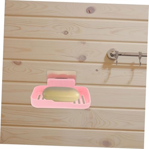 Healifty Wall-Mounted Soap Holder with Adhesive PP Material