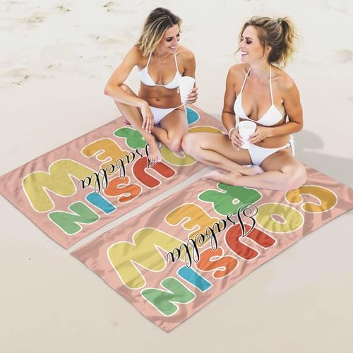 Personalized Beach Towels for Kids with Names