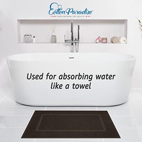 Cotton Paradise 100 Cotton Bath Mats Set of 2