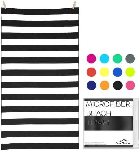 Your Choice Microfiber Beach Towel - Sand-Free Quick-Dry Lightweight