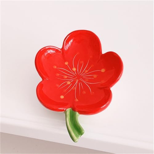 Ankah Decorative Ceramic Soap Box Butterfly Design