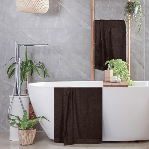 MALLONI HOME Cotton Bath Towel Set 28x55 Inches