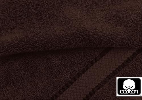 COTTON CRAFT Ultra Soft 6 Piece Towel Set Chocolate