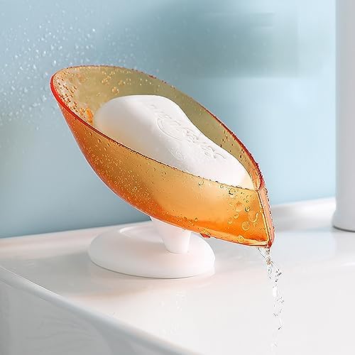 Leaf Shaped Soap Holder 3 Pack with Suction Cup