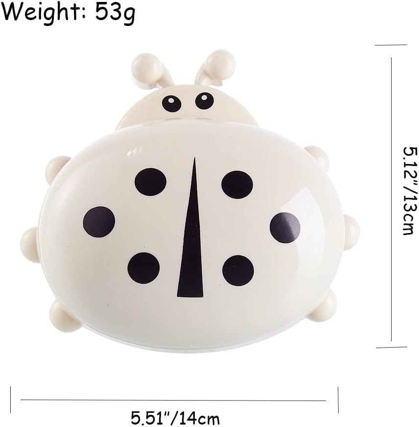 Self Draining Soap Holder with Ladybug Design