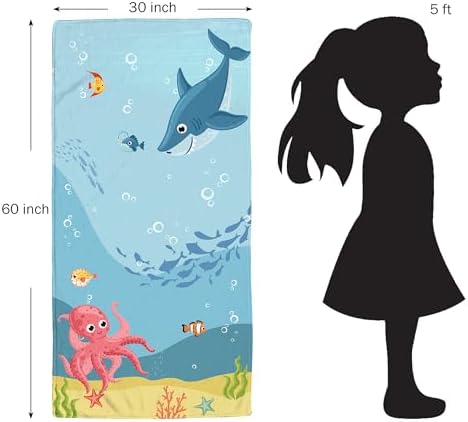Iaisacl Microfiber Beach Towel for Kids 1