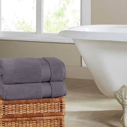 Modern Threads Luxury 6-Piece Quick-Dry Towel Set Gray