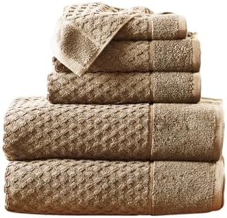 Great Bay Home Mocha Brown Towel Set - 6 Piece