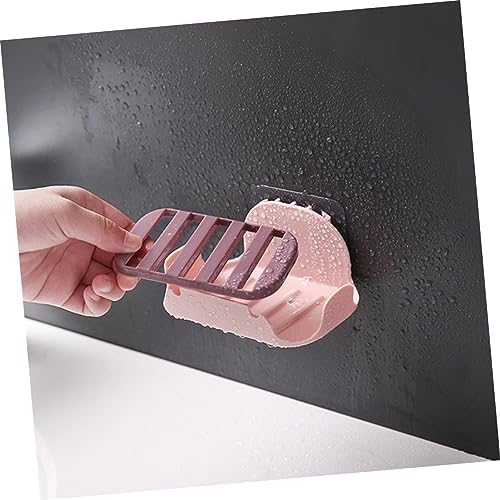 CANIGHT 2pcs Double Layer Adhesive Soap Holder
