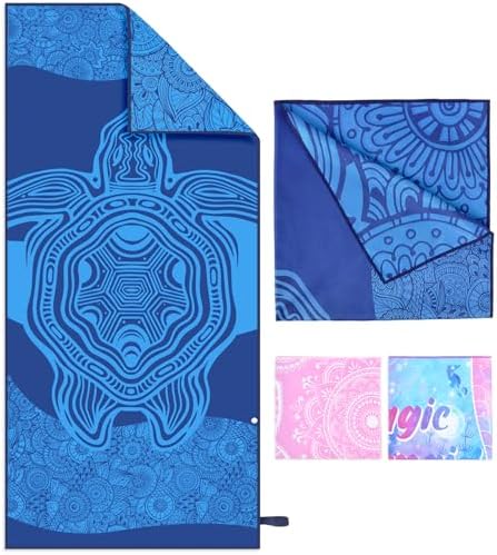 MaciRept Microfiber Beach Towel - Sand Free Quick Dry 1
