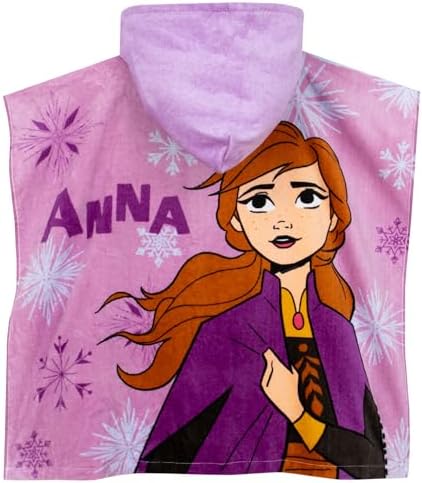 Disney Frozen Towel Poncho for Girls - Blue One Size
