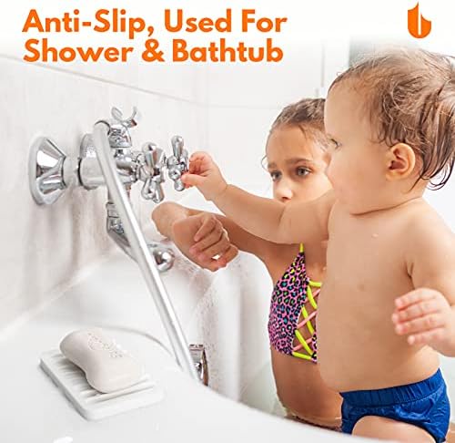 Urbanstrive Flexible Silicone Soap Dish for Bathroom and Kitchen 1