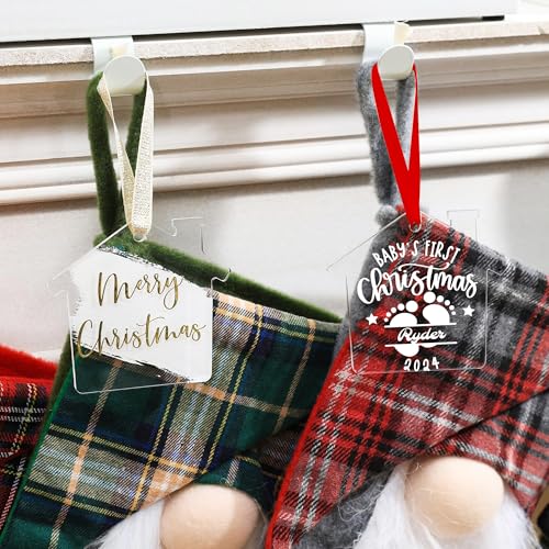 Personalized Babys First Christmas Ornament 2024