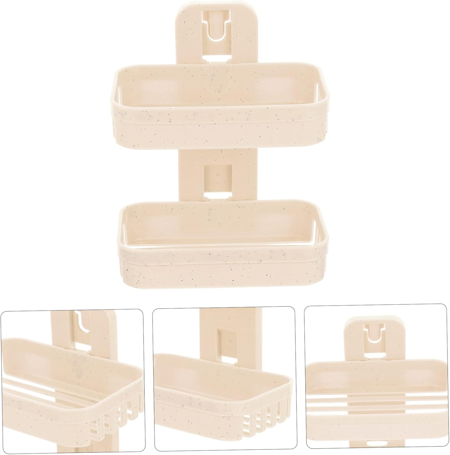 Modern Design Wall Mounted Soap Dish with Suction Cup Holder 1