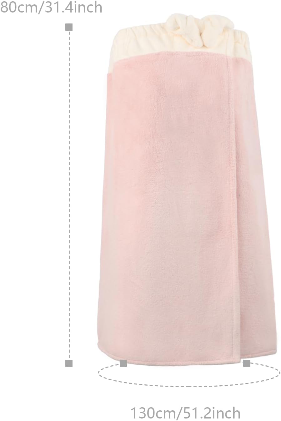 IPENNY Womens Spa Bath Wrap Towel with Bow