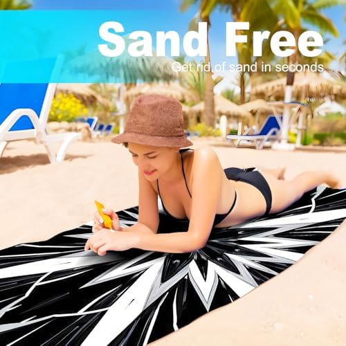 THISFIND Microfiber Beach Towel 71x32 Extra Large Quick Dry Sand Free