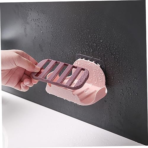 COSMEVIVI 2pcs Double Layer Adhesive Soap Holder