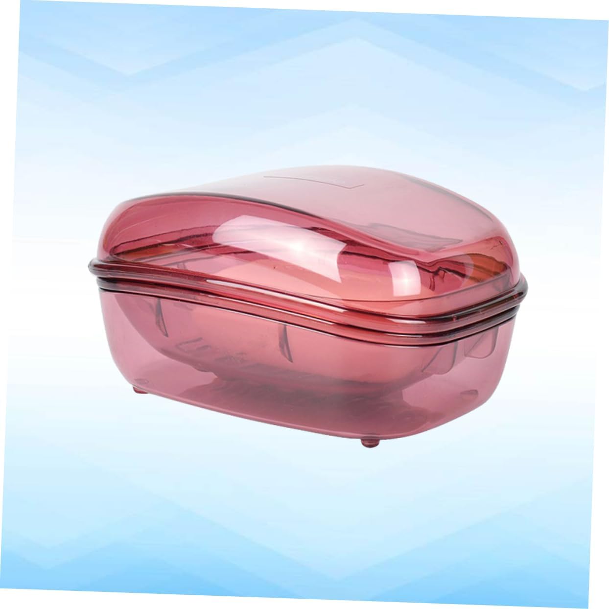 HOOTNEE Bathroom Soap Dish with Leakproof Lid and Anti-Slip Base