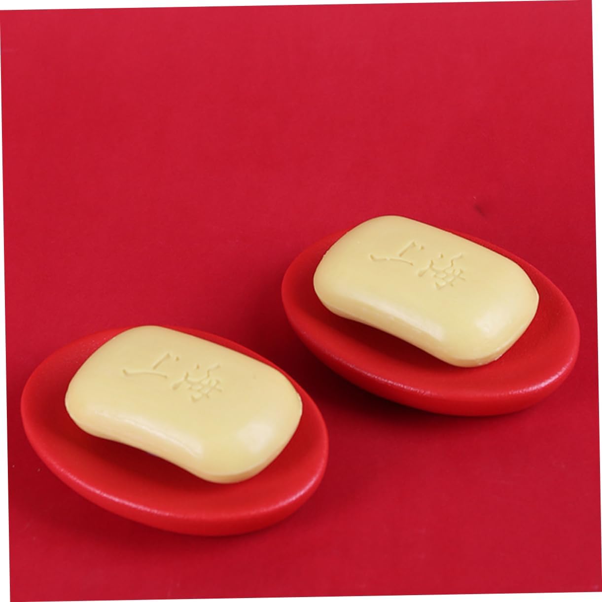 SOLUSTRE Artistic Ceramic Soap Holder for Bathroom