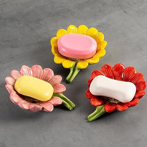 Sizikato Porcelain Sunflower Soap Dish