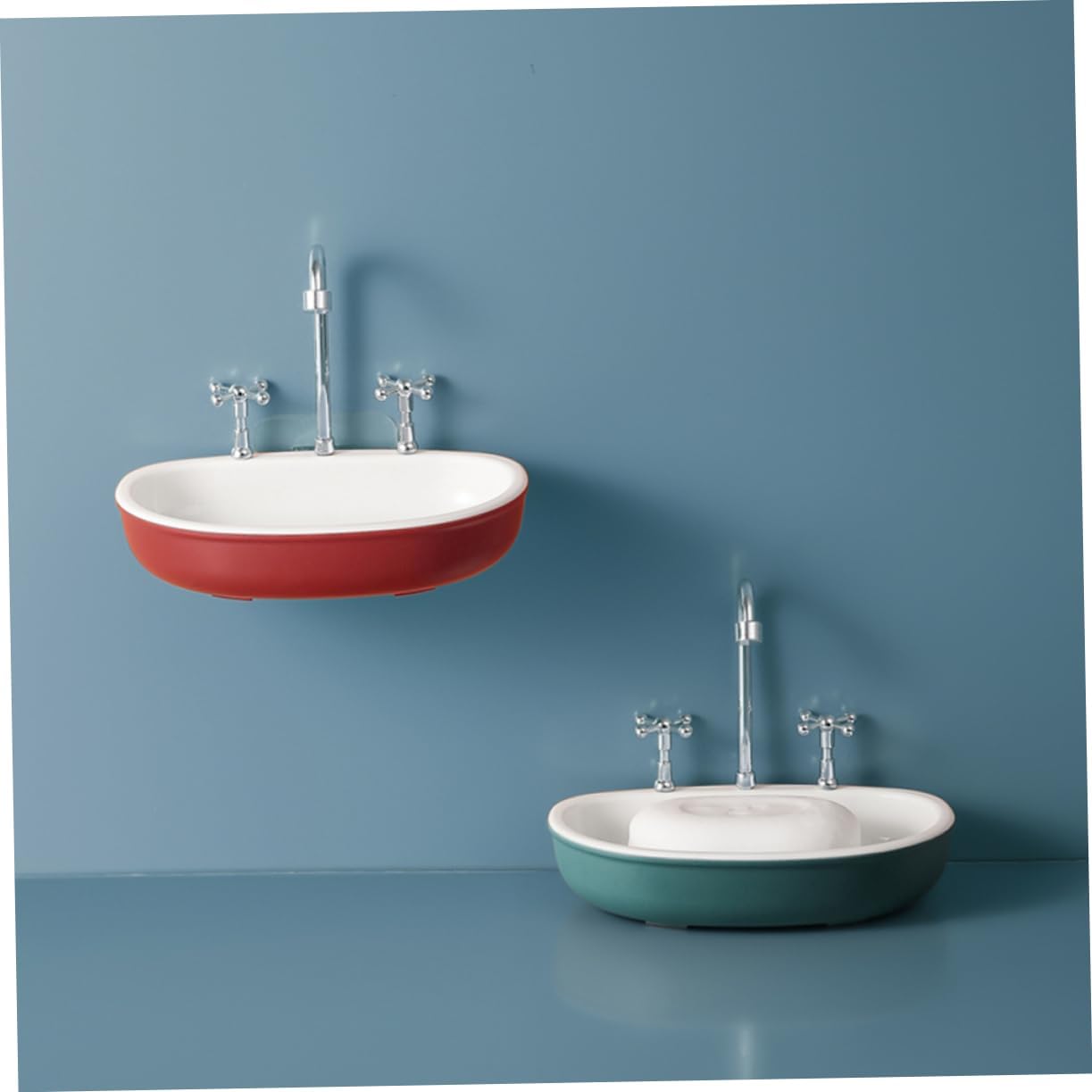 1pc Suction Cup Soap Dish for Shower and Kitchen