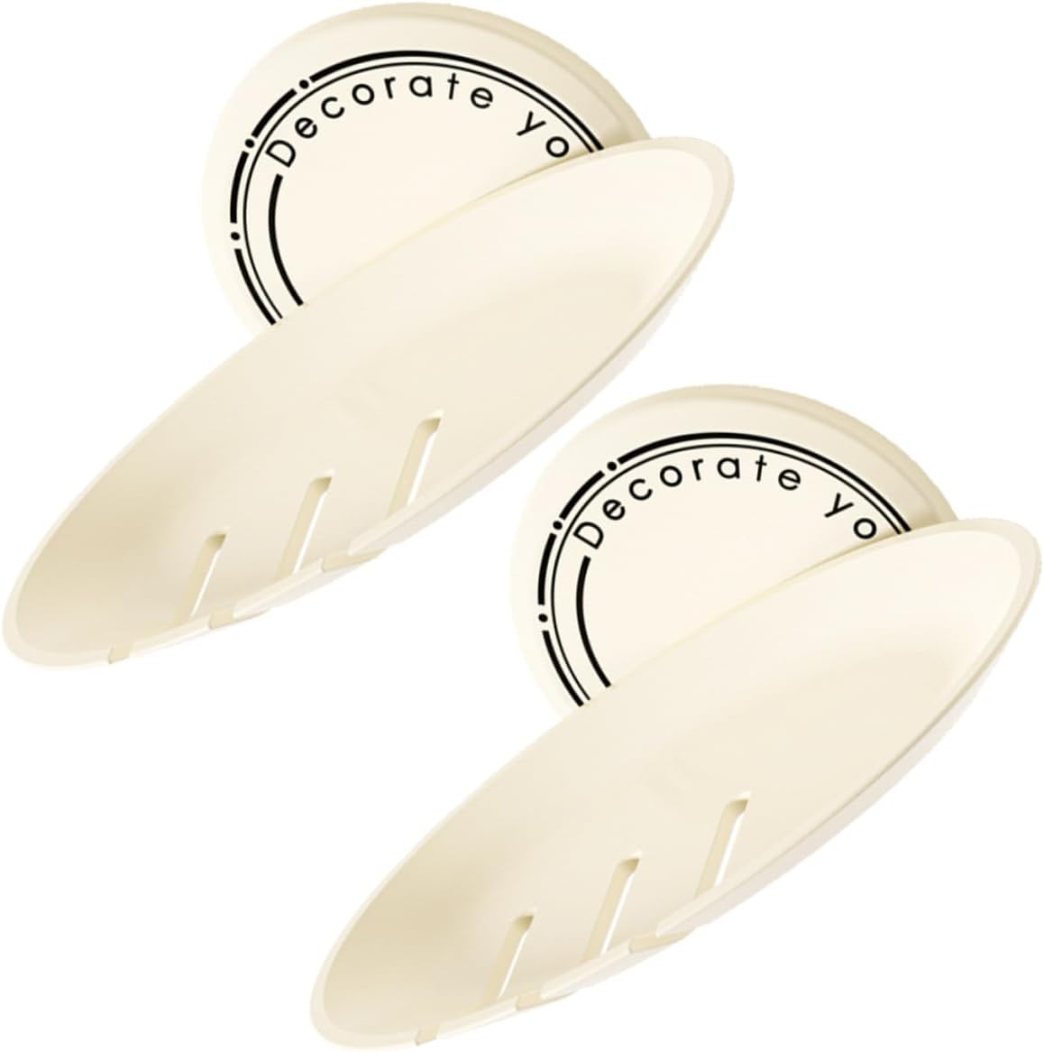 2pcs Wall Mounted Self Adhesive Soap Holder for Bathrooms